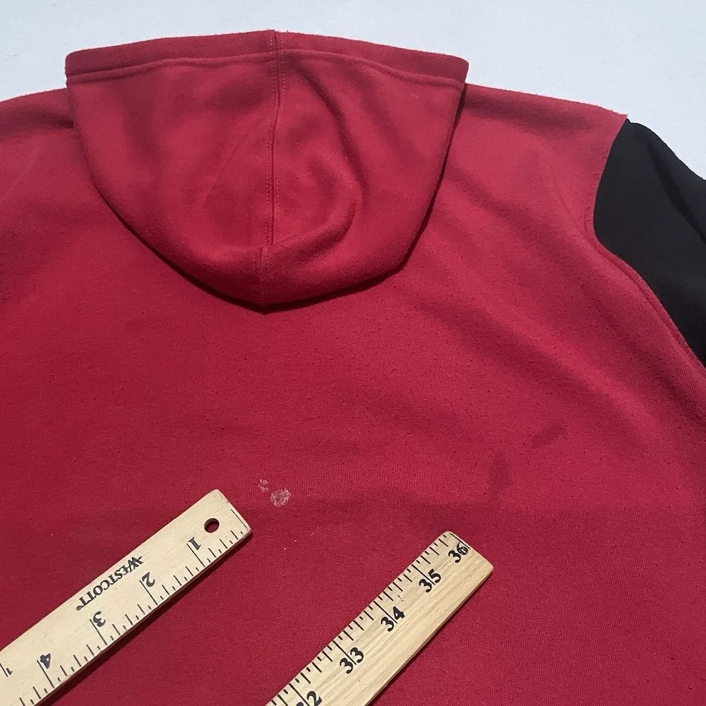 NFL Apparel Team San Francisco‎ 49ers Red Black Hoodie Pocket Youth XL 18/20